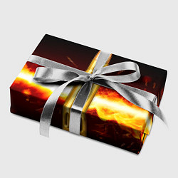 Бумага для упаковки Патрон в огне, цвет: 3D-принт — фото 2