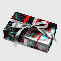 Бумага для упаковки Monster energy огонь глитч, цвет: 3D-принт — фото 2