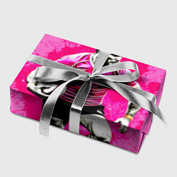 Бумага для упаковки Регбист на розовом, цвет: 3D-принт — фото 2