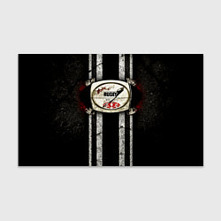 Бумага для упаковки Мяч регби на черном, цвет: 3D-принт