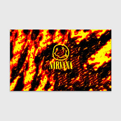 Бумага для упаковки Nirvana огненное лого