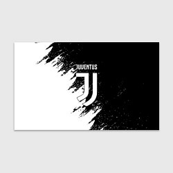 Бумага для упаковки Juventus черно белые краски