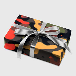 Бумага для упаковки Разноцветный праздничный камуфляж, цвет: 3D-принт — фото 2