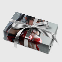 Бумага для упаковки Азиатская девушка в красном латексе, цвет: 3D-принт — фото 2