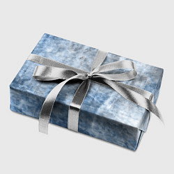 Бумага для упаковки Абстракция - grey blue grunge, цвет: 3D-принт — фото 2