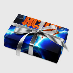 Бумага для упаковки ACDC логотип из лавы на молнии, цвет: 3D-принт — фото 2