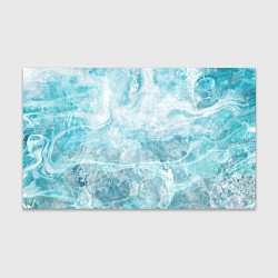 Бумага для упаковки Абстракция - light blue sea foam, цвет: 3D-принт