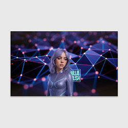 Бумага для упаковки Билли Айлиш в латексном костюме