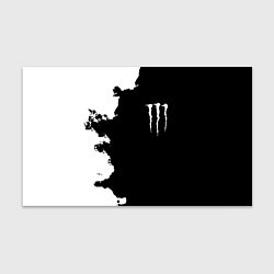 Бумага для упаковки Monster energy краски белые