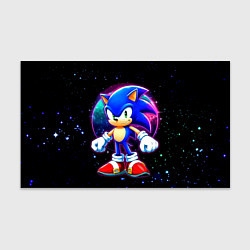 Бумага для упаковки Соник в космосе