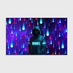 Бумага для упаковки Bones в стиле киберпанк, цвет: 3D-принт