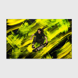 Бумага для упаковки Bones скейтер, цвет: 3D-принт