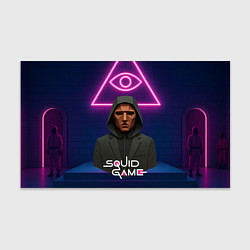 Бумага для упаковки Игра в кальмара - ведущий в маске, цвет: 3D-принт
