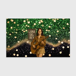 Бумага для упаковки Lana Del Rey играет на гитаре, цвет: 3D-принт
