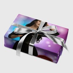 Бумага для упаковки Lana Del Rey закрыла глаза, цвет: 3D-принт — фото 2