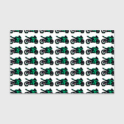Бумага для упаковки Motorcycle turquoise