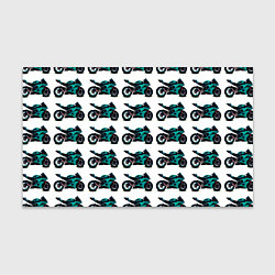 Бумага для упаковки Motorbike light blue