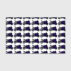 Бумага для упаковки Motorcycle purple gloss