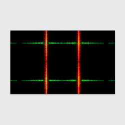 Бумага для упаковки Color green orange lines