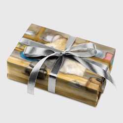 Бумага для упаковки Щас чаек с бутербродиками сделаем, цвет: 3D-принт — фото 2