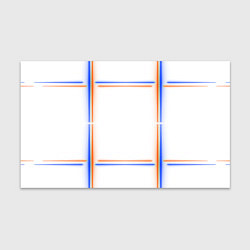 Бумага для упаковки Neon white orange blue