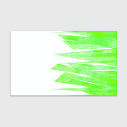 Бумага для упаковки Color white light green stripes, цвет: 3D-принт