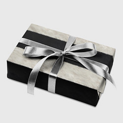 Бумага для упаковки Текстурные черно-белые полосы, цвет: 3D-принт — фото 2