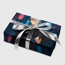 Бумага для упаковки Dandadan Seiko в городе с планшетом, цвет: 3D-принт — фото 2