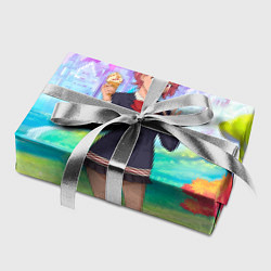 Бумага для упаковки Дандадан Сиратори Айра держит мороженое, цвет: 3D-принт — фото 2