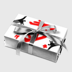 Бумага для упаковки Doom лого камуфляж текстура, цвет: 3D-принт — фото 2