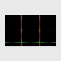 Бумага для упаковки Color black green orange stripes