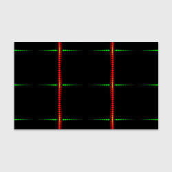 Бумага для упаковки Color black green orange stripes