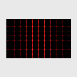 Бумага для упаковки Color black red crosses