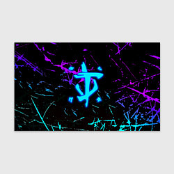 Бумага для упаковки Doom неоновые штрихи