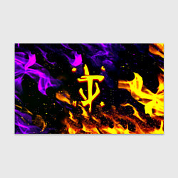 Бумага для упаковки Doom огненный стиль