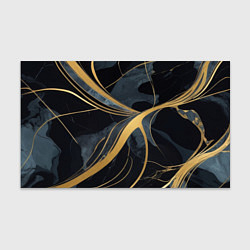 Бумага для упаковки Мраморный узор с золотыми полосками