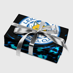 Бумага для упаковки ФК Лестер Сити голубые краски, цвет: 3D-принт — фото 2