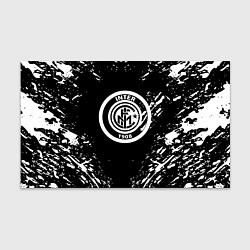 Бумага для упаковки Inter белые штрихи красок, цвет: 3D-принт