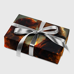 Бумага для упаковки Ведьмак и Трисс огненная стихия, цвет: 3D-принт — фото 2