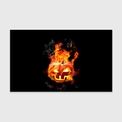 Бумага для упаковки Горящая тыква джек