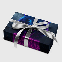 Бумага для упаковки Rage mode злой медведь, цвет: 3D-принт — фото 2