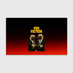 Бумага для упаковки Пародия - Криминальное чтиво с мопсами