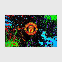 Бумага для упаковки Манчестер Юнайтед неоновые краски