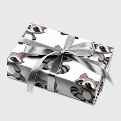 Бумага для упаковки Много енотов, цвет: 3D-принт — фото 2