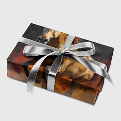 Бумага для упаковки Лошадь нарисованная красками, цвет: 3D-принт — фото 2