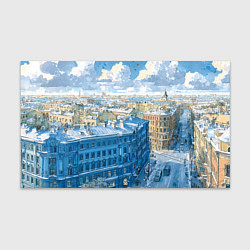 Бумага для упаковки Зимний утренний Питер