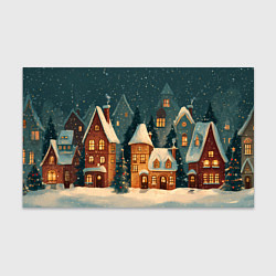 Бумага для упаковки Сказочный Новогодний городок