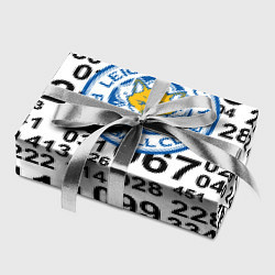 Бумага для упаковки Лестер сити цифры символы, цвет: 3D-принт — фото 2
