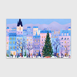 Бумага для упаковки Новогодний двор