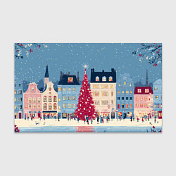 Бумага для упаковки Новогоднее гуляние у красной елки